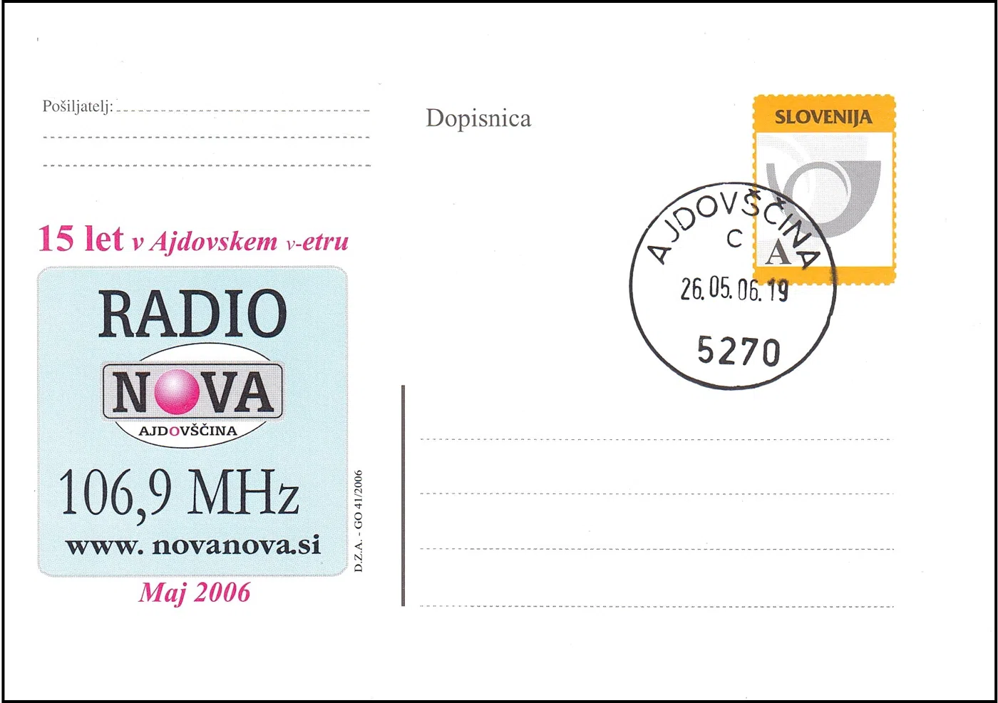 15 LET V AJDOVSKEM V-ETRU RADIO NOVA